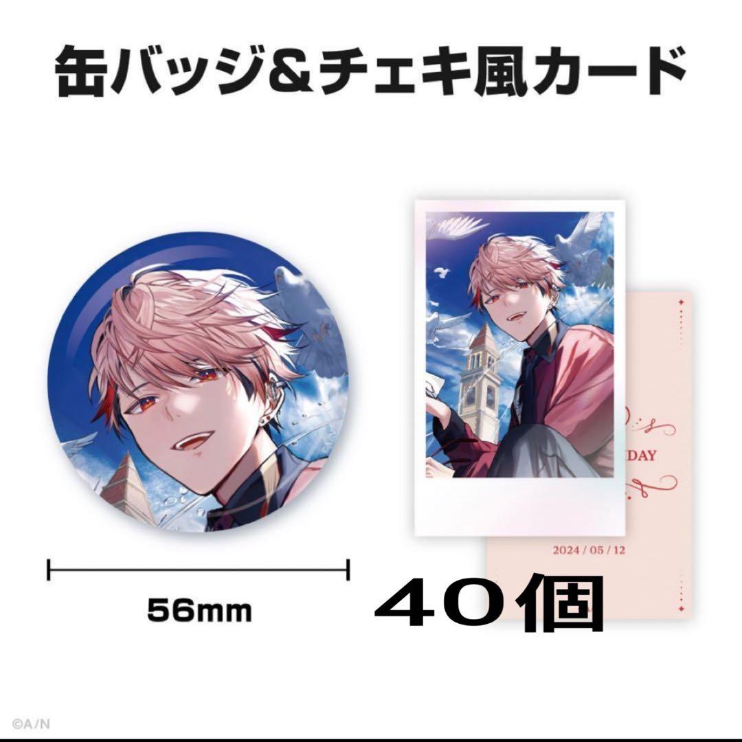 セラフ・ダズルガーデン 缶バッジ＆チェキ風カードセット 誕生日グッズ 40点