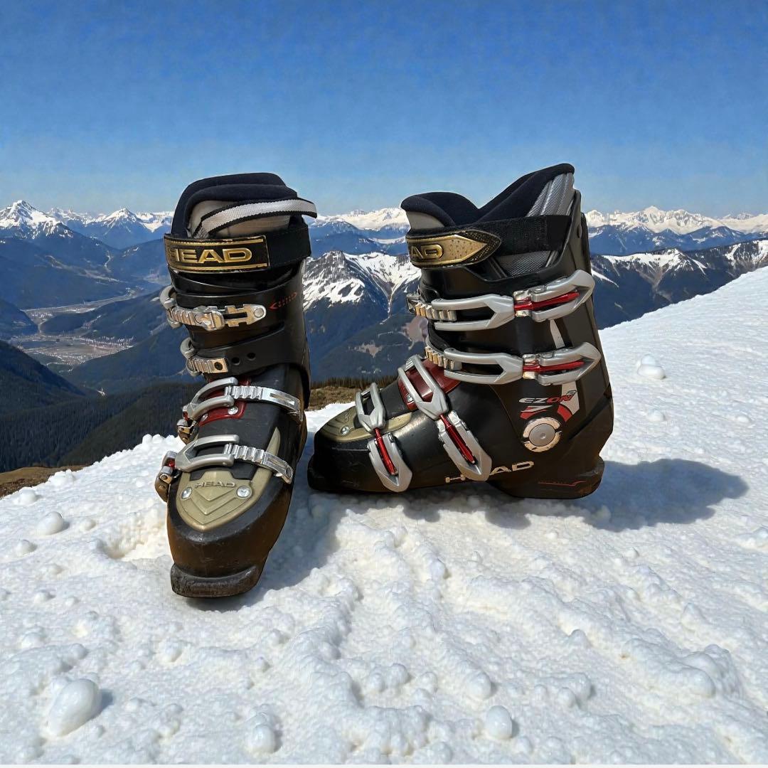 ⑨HEAD スキー ブーツ 4バックル ブラック 27cm