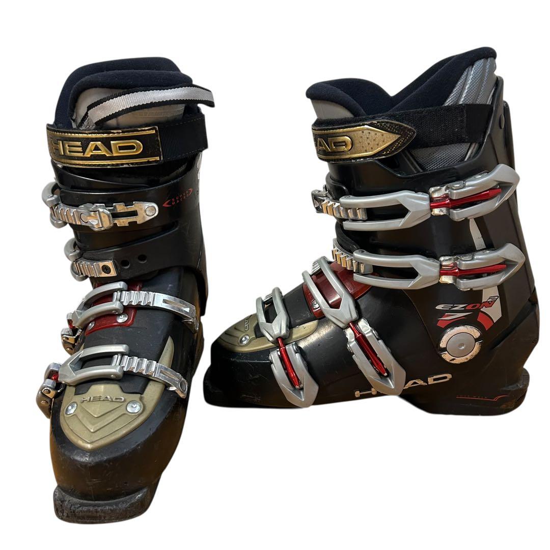 ⑨HEAD スキー ブーツ 4バックル ブラック 27cm