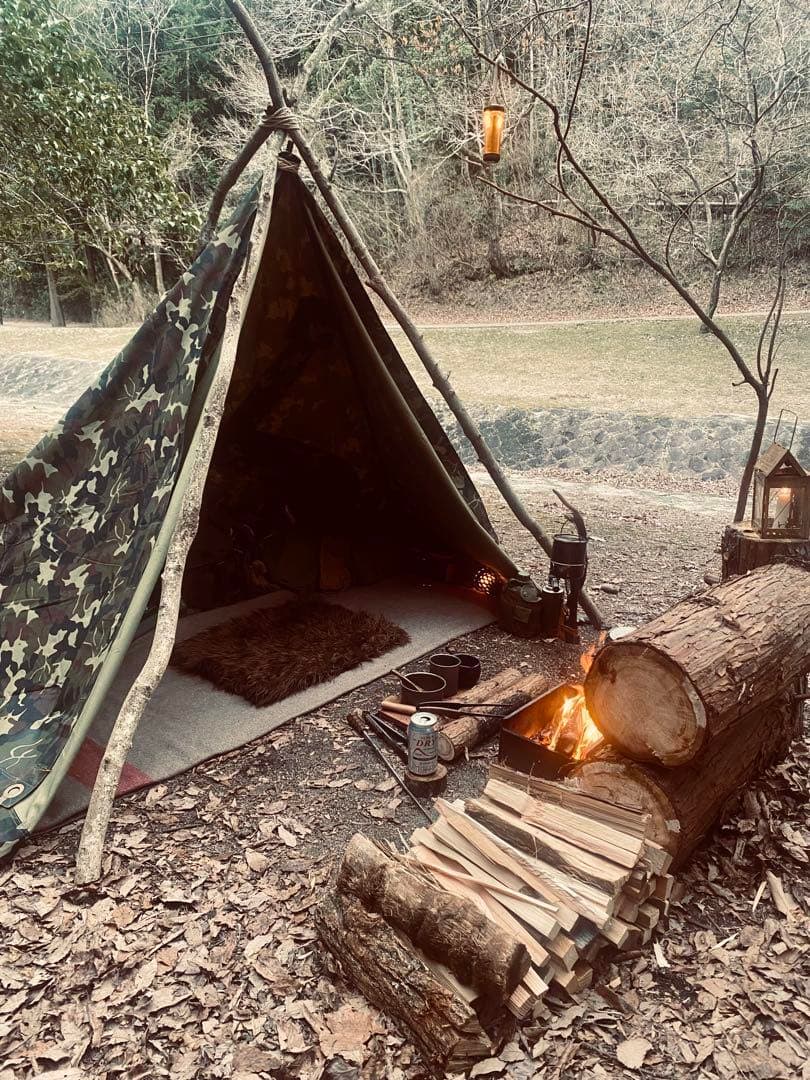 ルーマニア軍幕　デッド 希少 リーフカモ デットストック M47 4枚セット