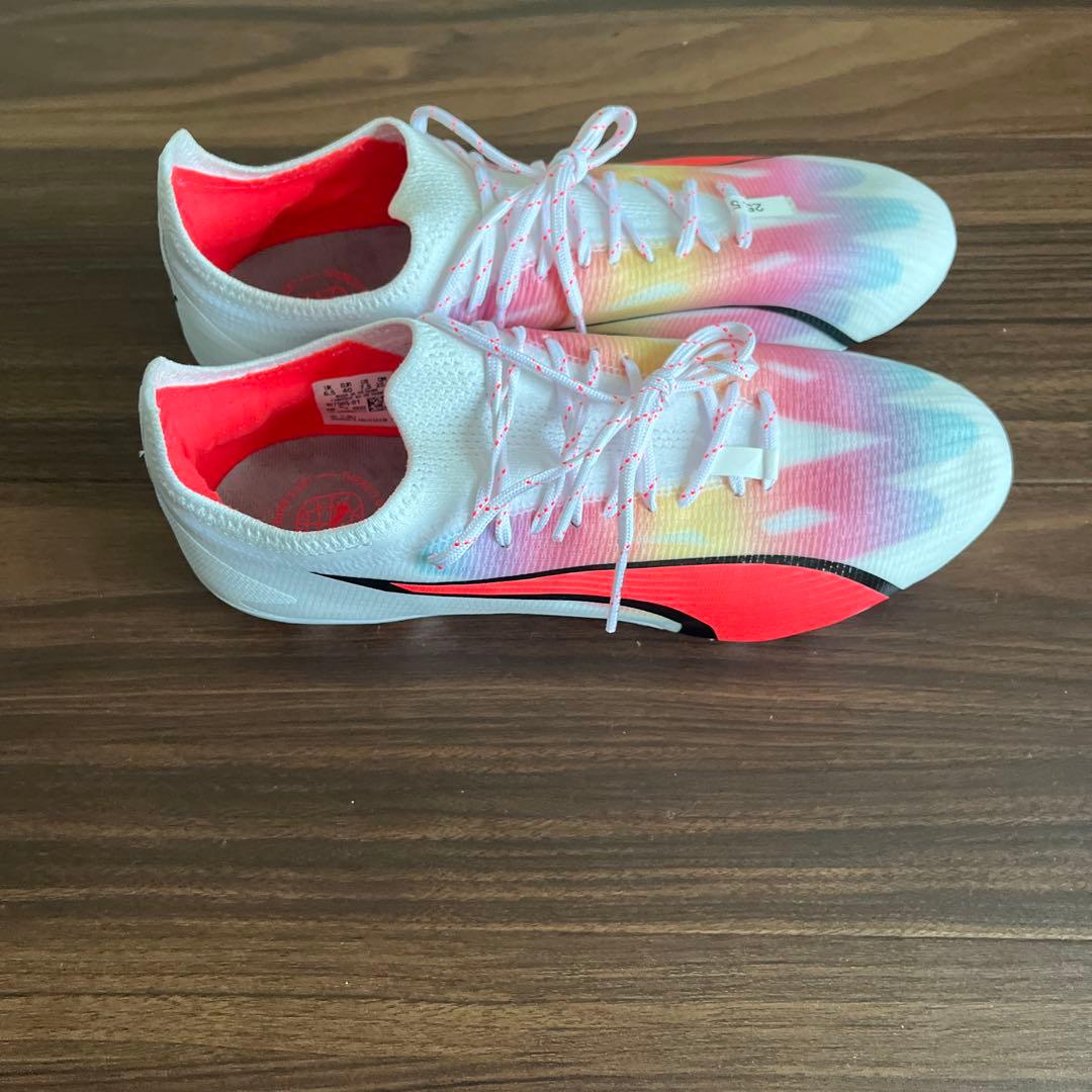 PUMA ULTRA PRO 25.5cm ホワイト/オレンジ/ピンク