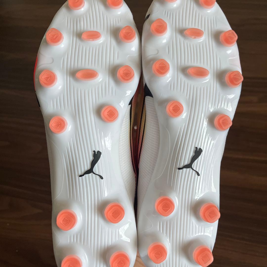 PUMA ULTRA PRO 25.5cm ホワイト/オレンジ/ピンク