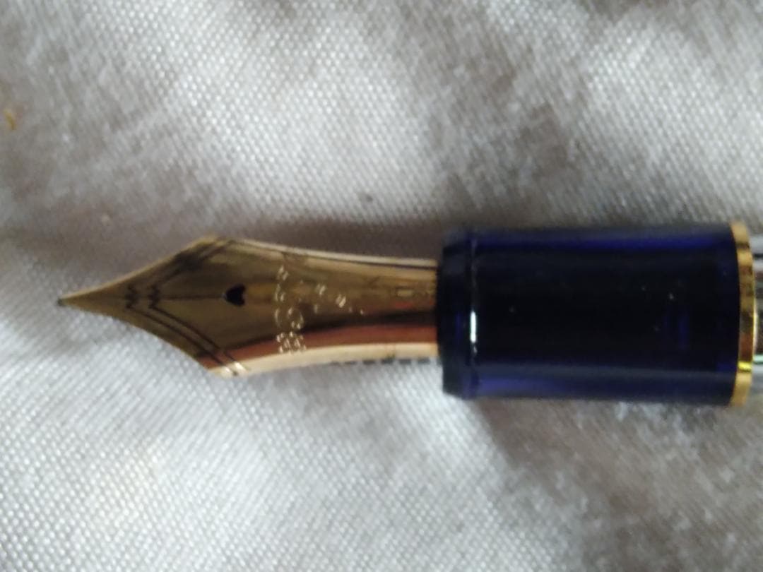 プラチナ　万年筆　3774　ブルー　センチュリー