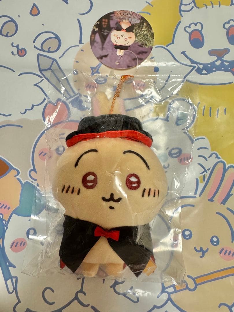 ちいかわ　吸血鬼なうさぎ　マスコット　ハロウィン　仮装