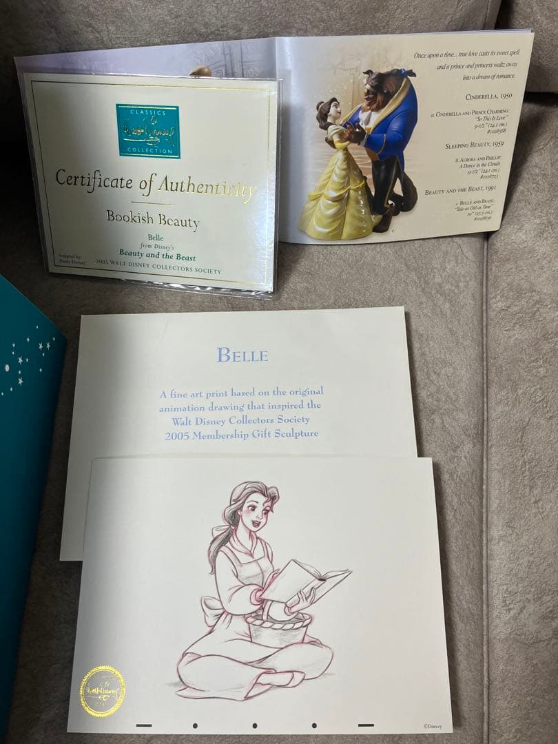 新品未使用 WDCC ディズニープリンセス ベル フィギュア