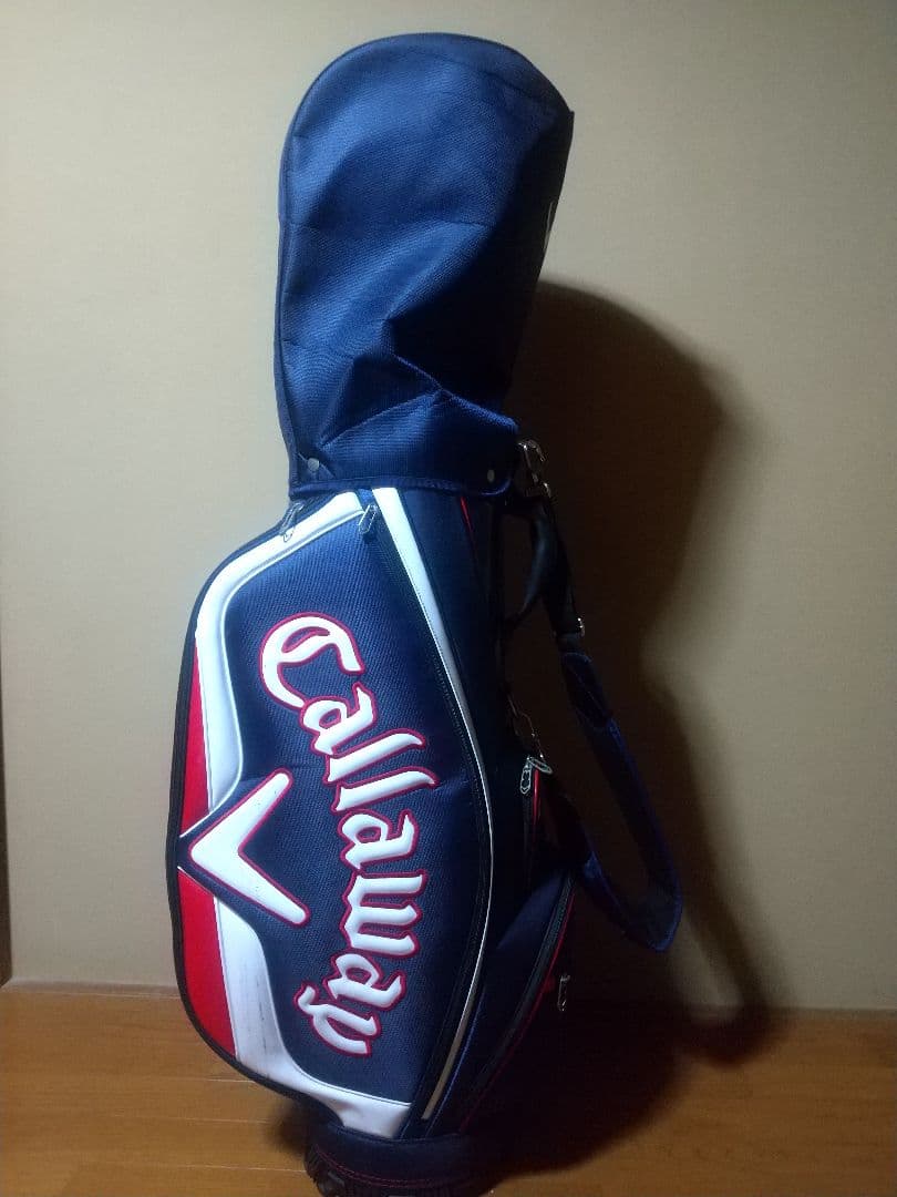 Callaway キャディバッグ ネイビー/ホワイト/レッド