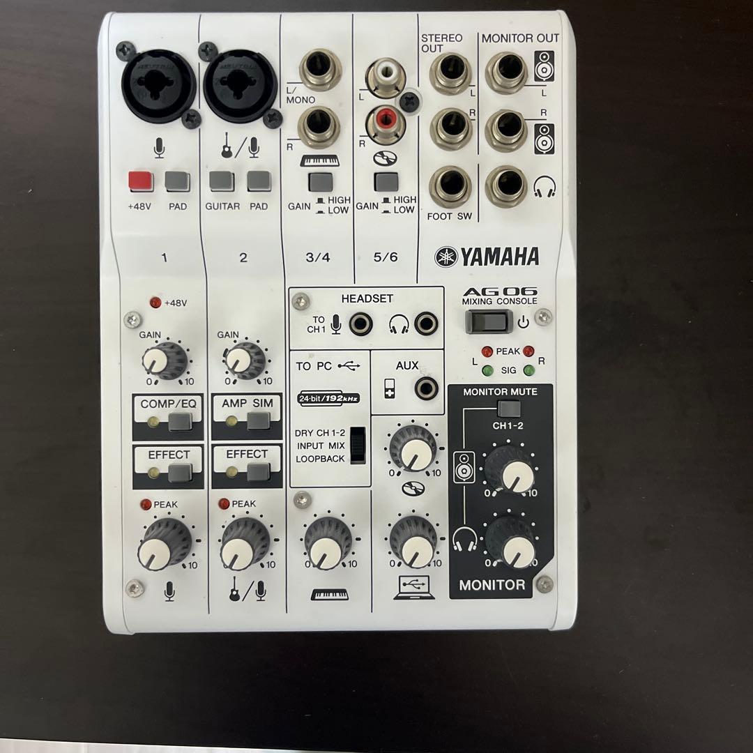 Yamaha AG06 オーディオインターフェース