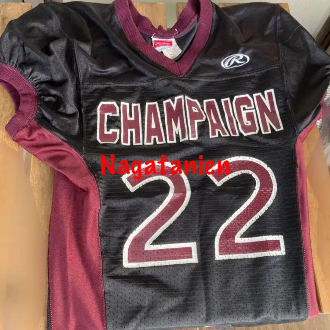Sサイズ試合用ユニフォーム　シャンペーン中央高校アメフト部　セントラルマルーンズ