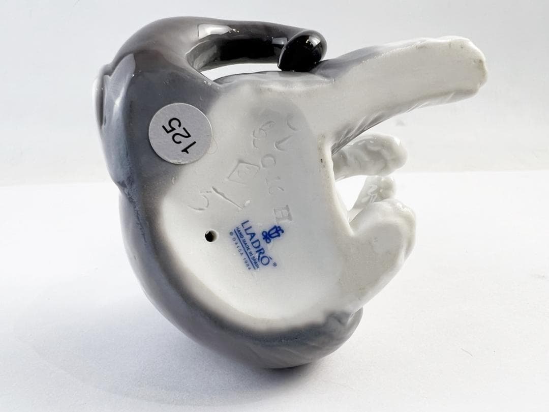 美品　LLADRO リヤドロ ネコとネズミ 陶器人形 フィギュリン インテリア