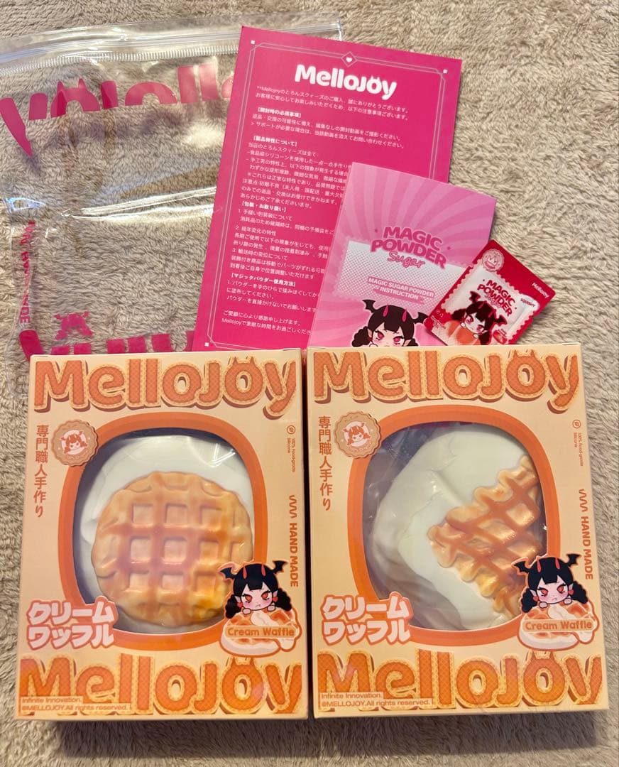 Mellojoy メロジョイ クリームワッフル まる 三角 2個セット
