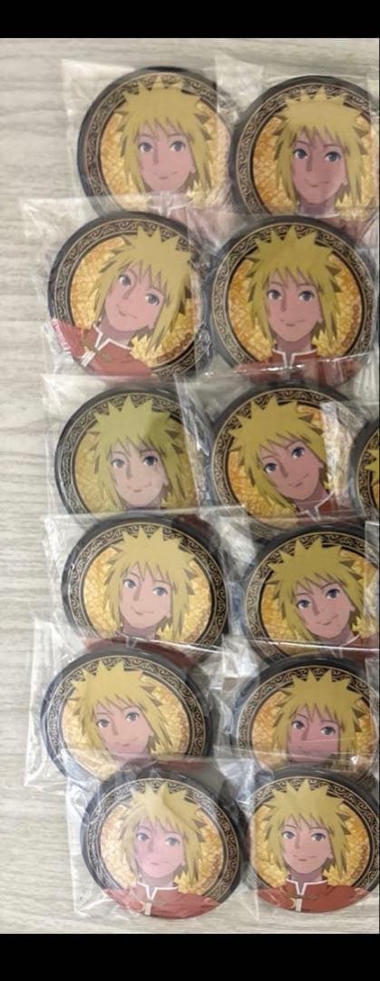 NARUTO 缶バッジ　チャイナ　波風ミナト