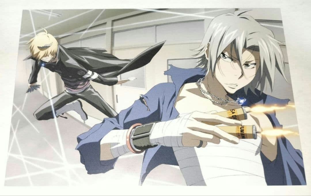 リボーン 獄寺隼人 ベルフェゴール ジャケットイラストポストカード