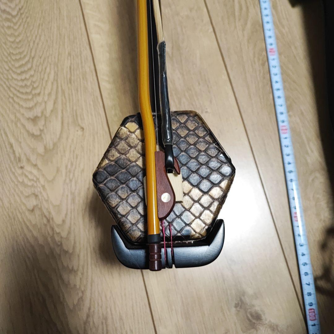 二胡 六角形ケース付き 約90cm