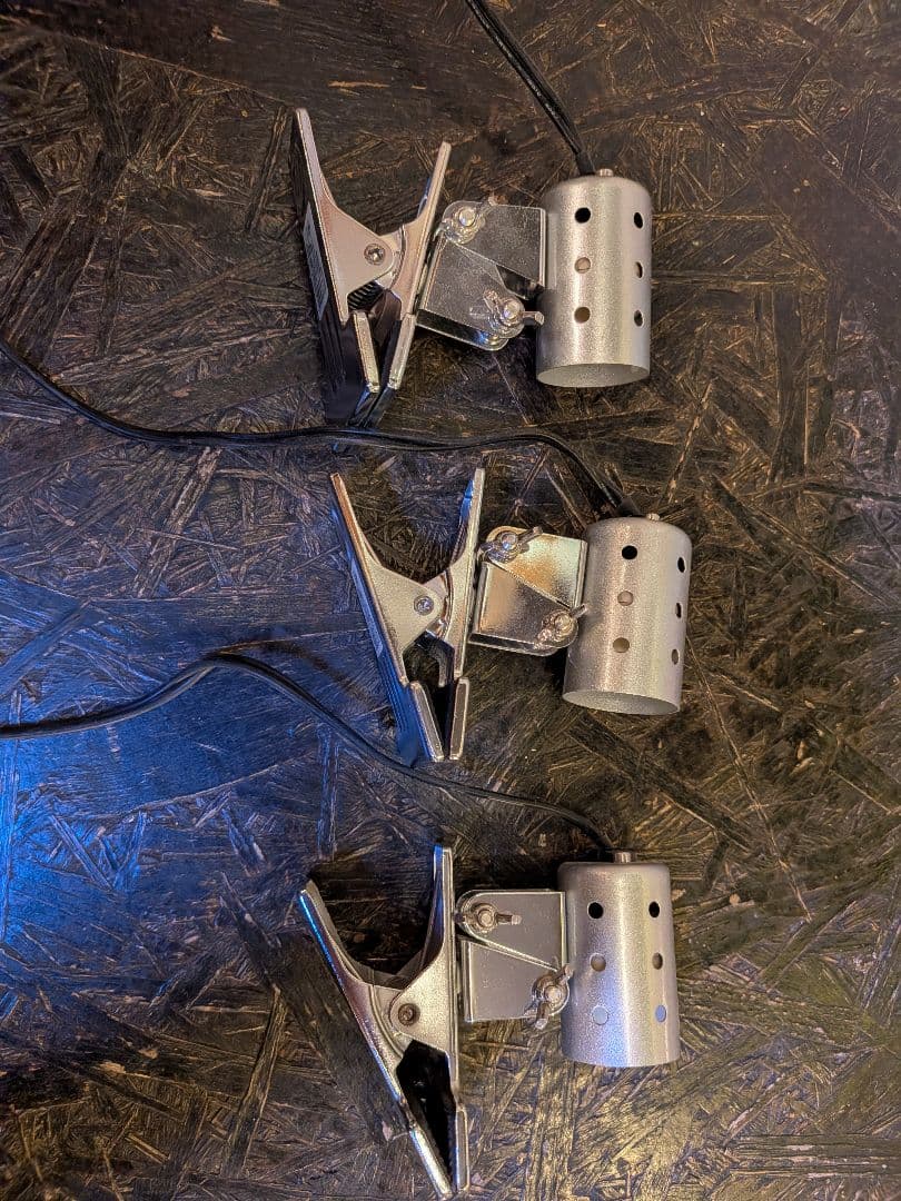 クリップ式ライト マイクロサン 3個セット