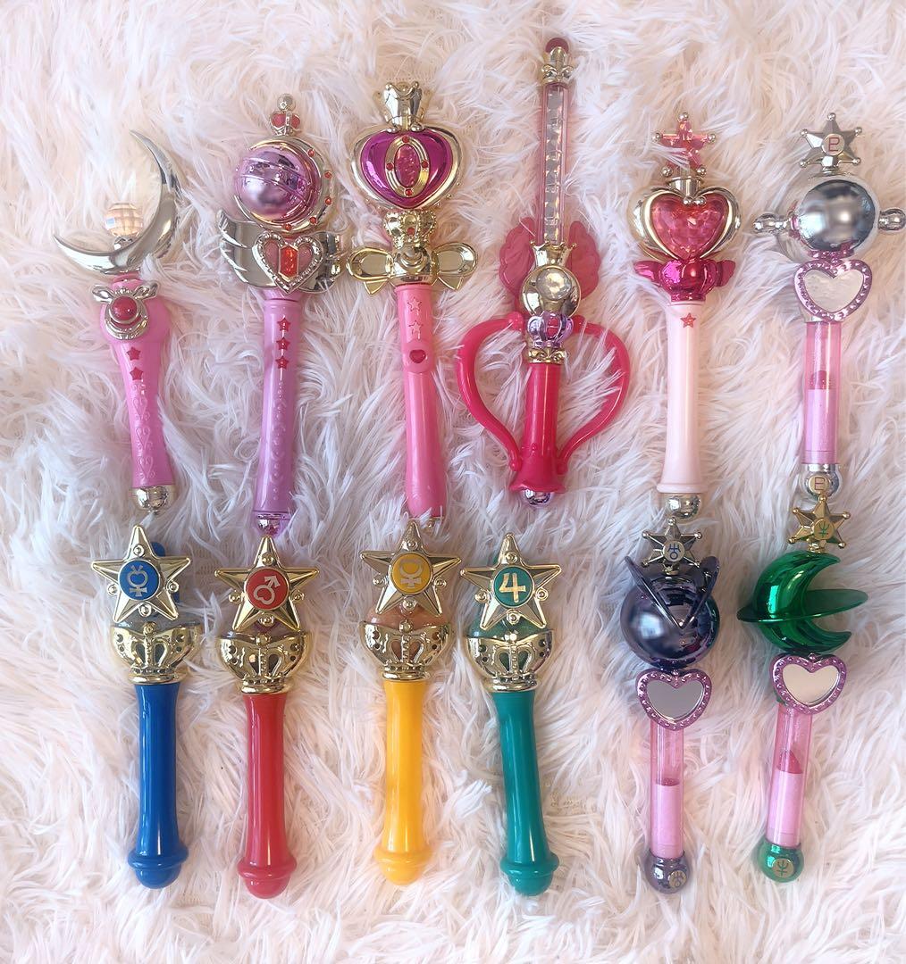 セーラームーン　スティック＆ロッド　ガチャ 12本セット