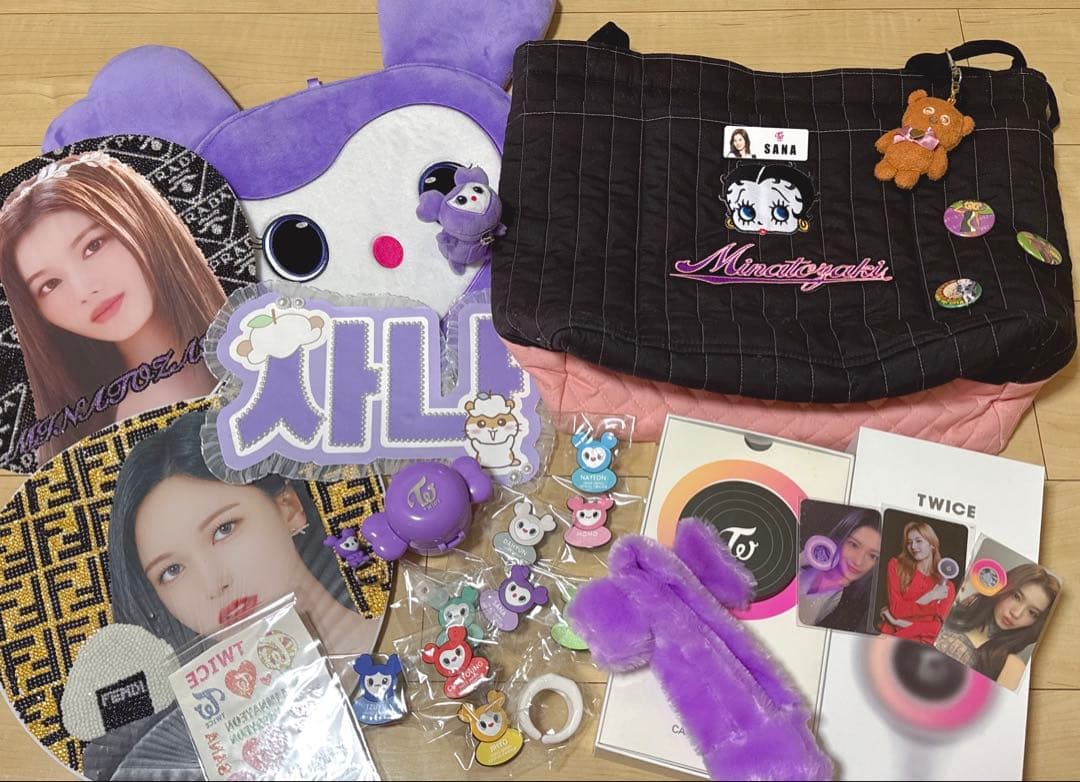 TWICE ライブ　グッズ　セット　デコ　うちわ