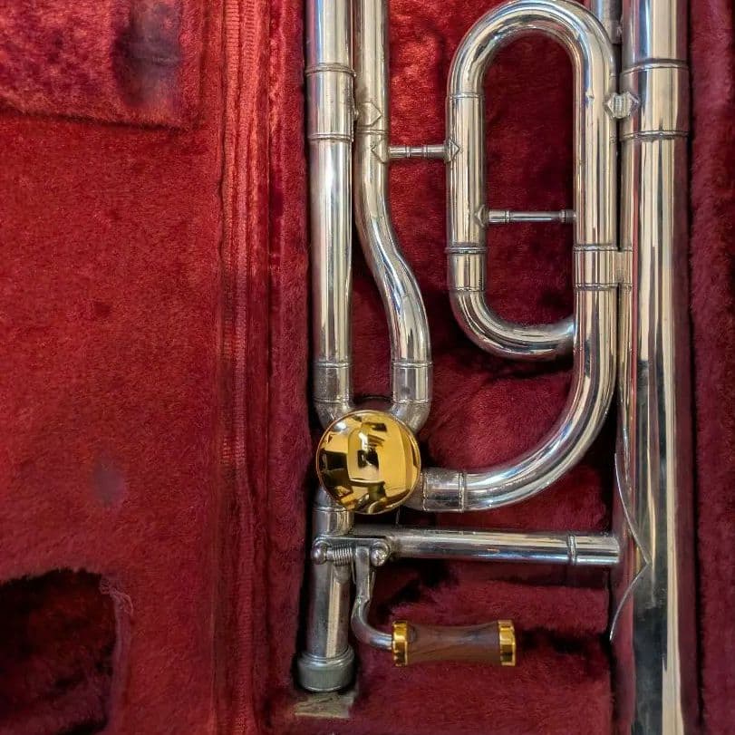 ヤマハ　トロンボーン　銀メッキ　太管