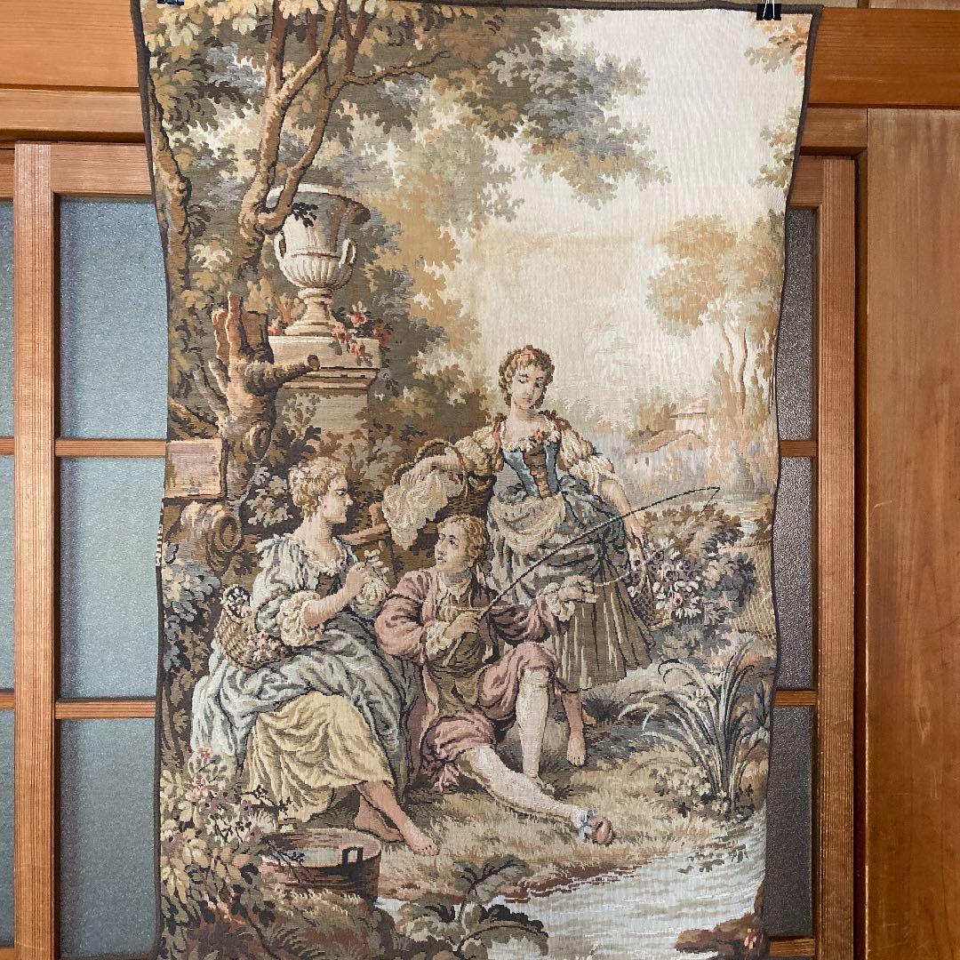 【値下げ中】ゴブラン織り　ベルギー製タペストリー