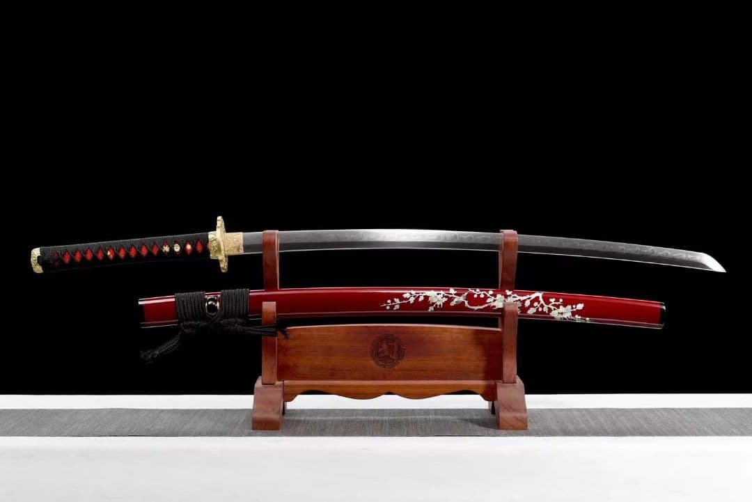 武具　刀装具　日本刀　模造刀   居合刀 『雪を踏んで梅を探す』