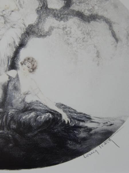 ルイ・イカール限定版・アールデコ/花の季節、版上刷サイン、希少な額装用画集より