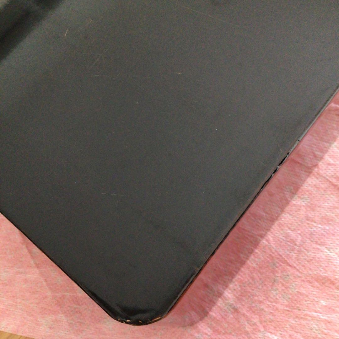 70 年程前の文箱　漆塗り螺鈿模様