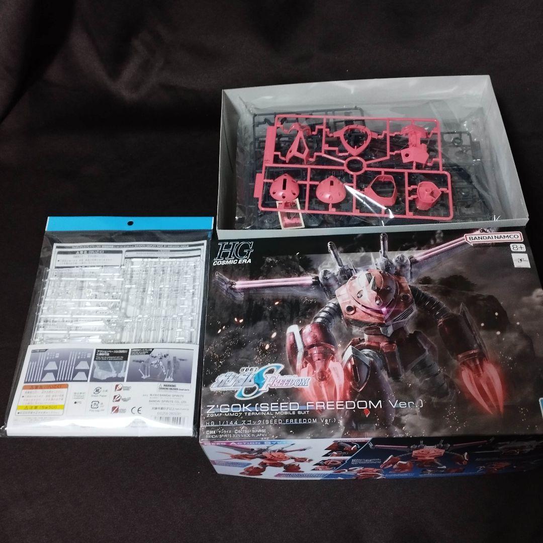 ガンプラ6点【レジェンド/デスティニー/ストフリ/インジャ/ズゴック/ベース】