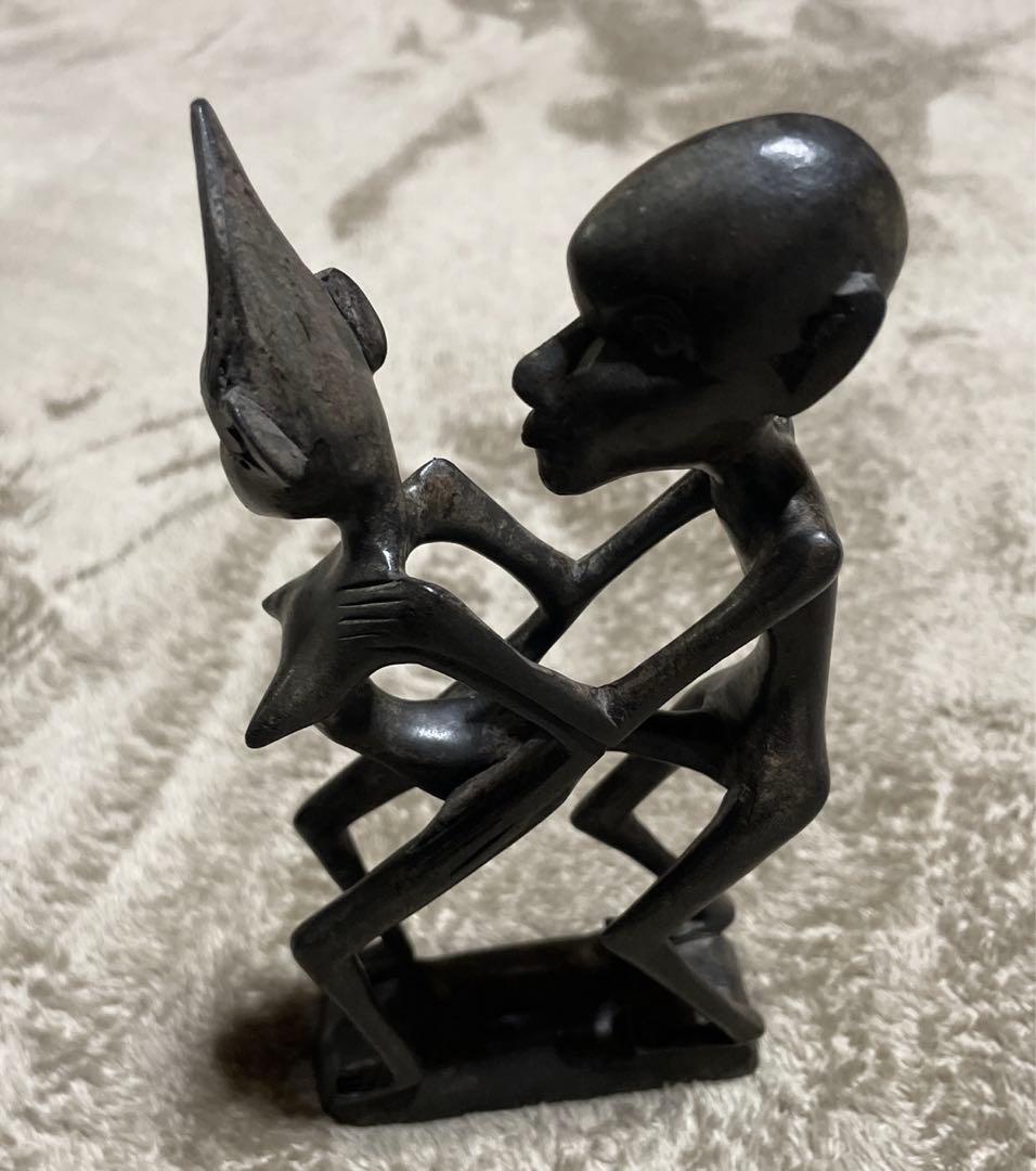 インドネシア・バリ島　木彫り　彫刻　男女