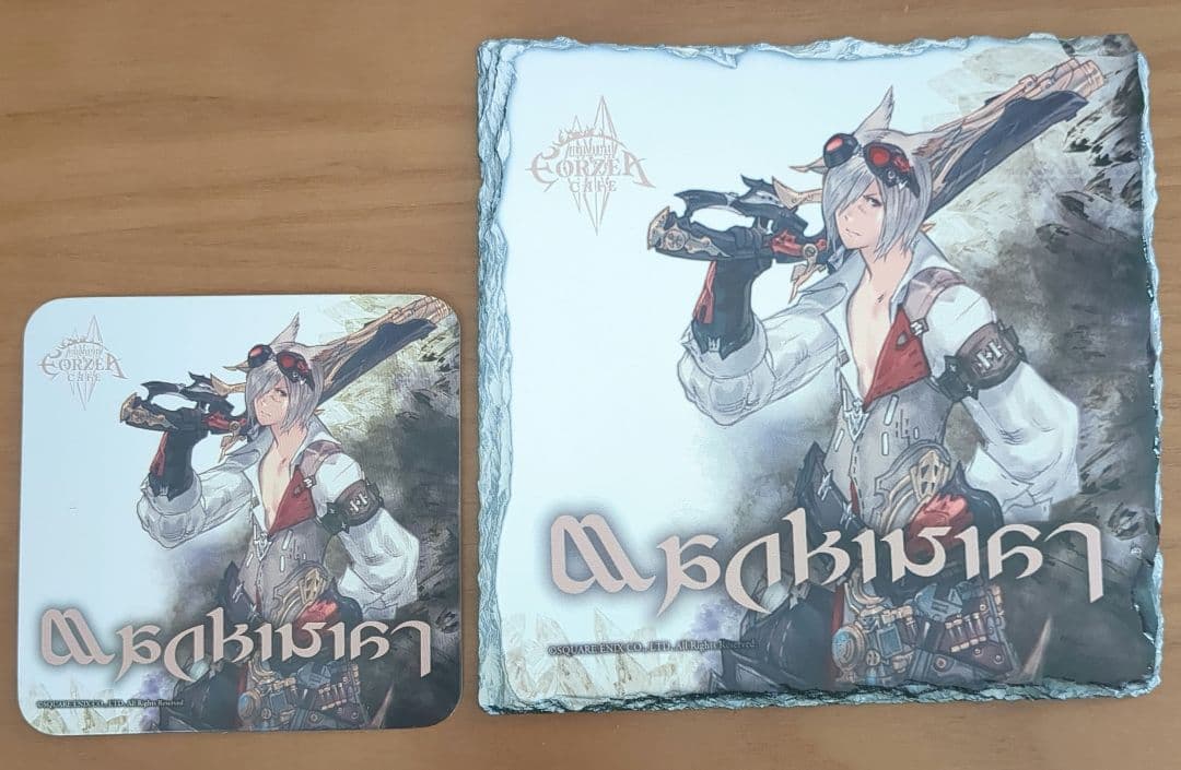 【匿名配送】FF14 ジョブ石板 / 機工士 (未使用) + コースターセット