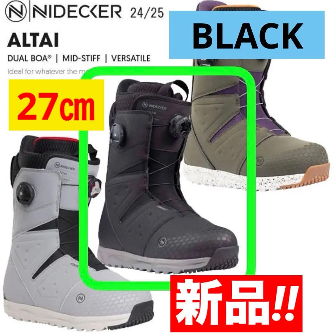 新品 27㎝スノーボード24-25 NIDECKER ナイデッカー ALTAI