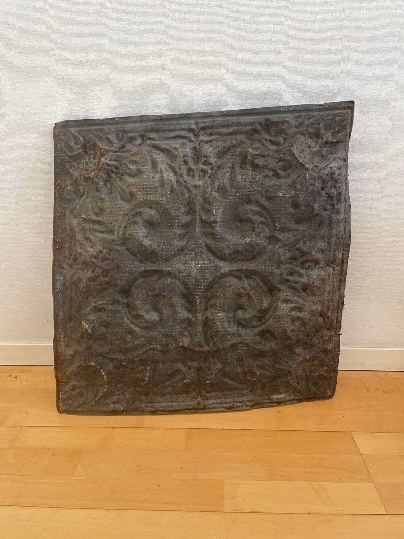 フランスアンティーク建築ブリキ飾り化粧板②インテリアアートディスプレイなど