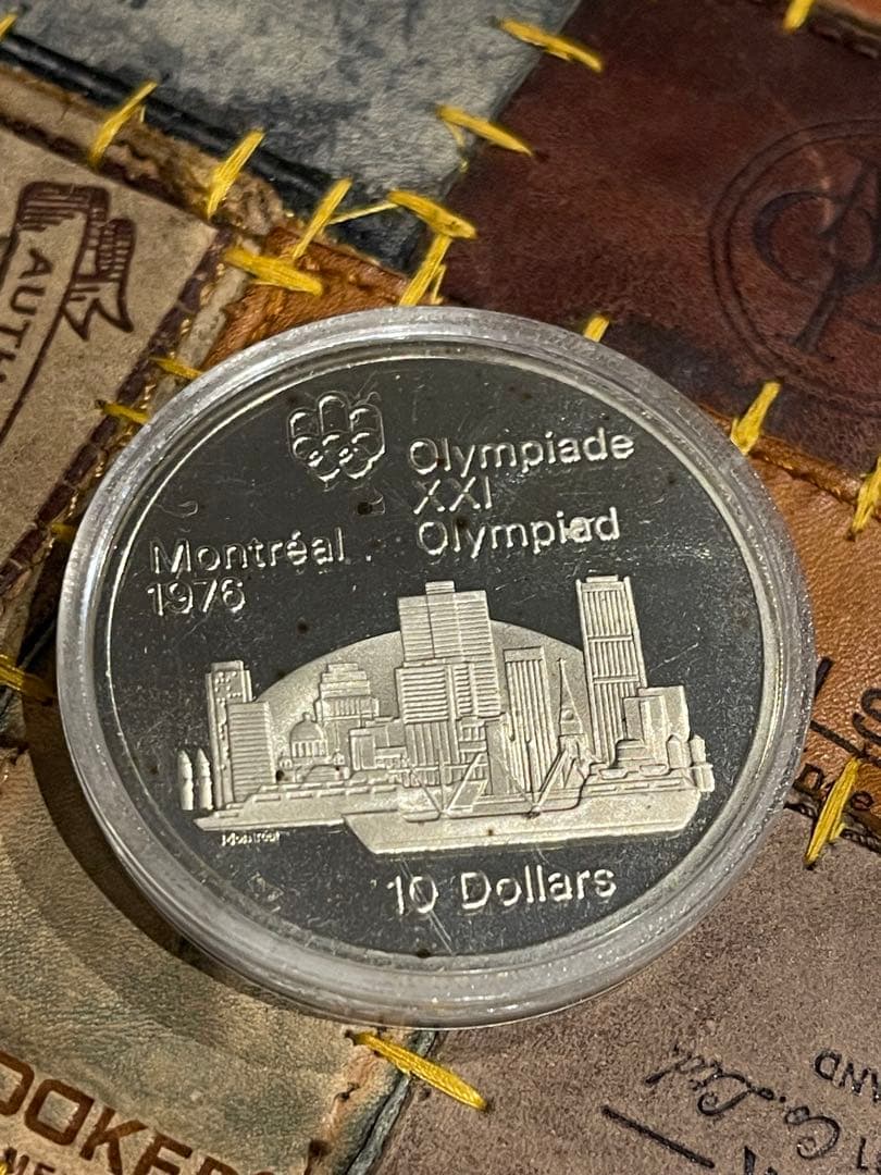 カナダ　1973年　モントリオールオリンピック10$銀貨