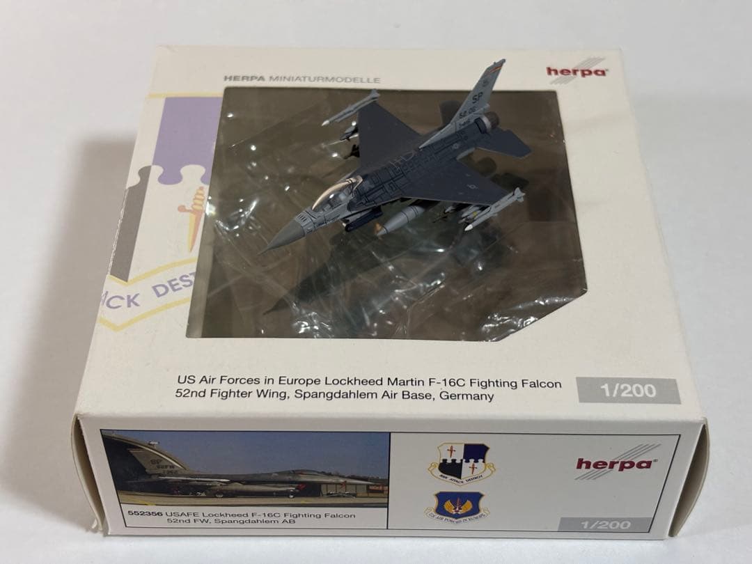 1/200 herpa f-16c 在欧アメリカ空軍