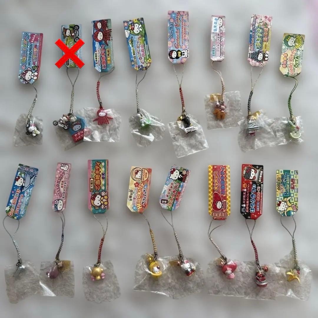 ハローキティ 根付けストラップセット