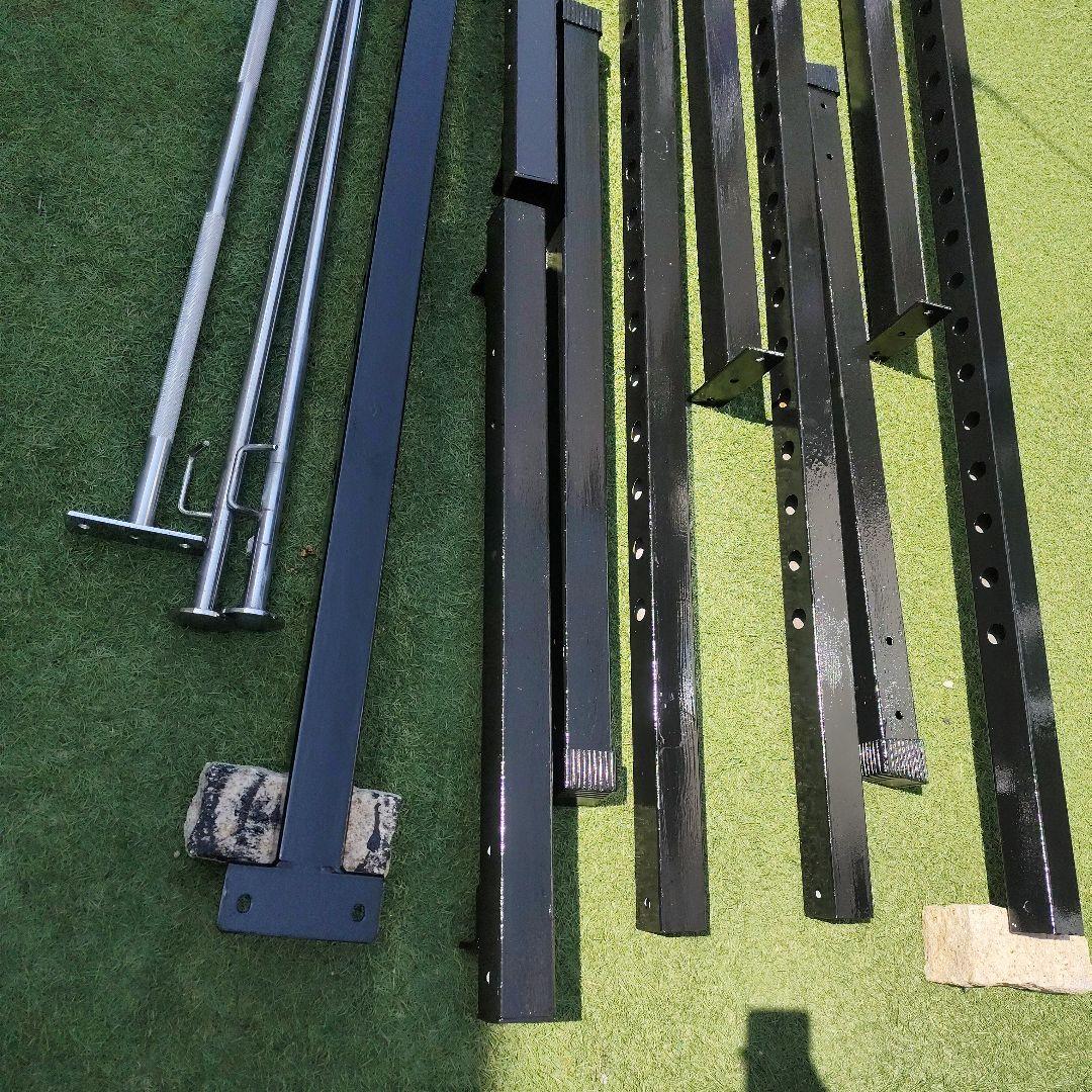 【引取限定配送相談】ボディメーカーエクセレントハードパワーラック ブラック塗装済