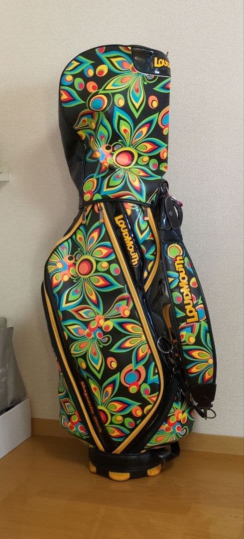 Loudmouth カラフル花柄キャディバッグ