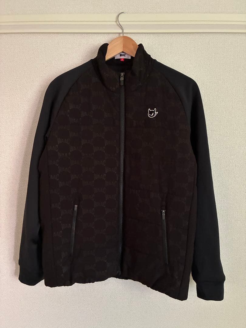 WAAC ブラック ジップアップジャケット サイズ2