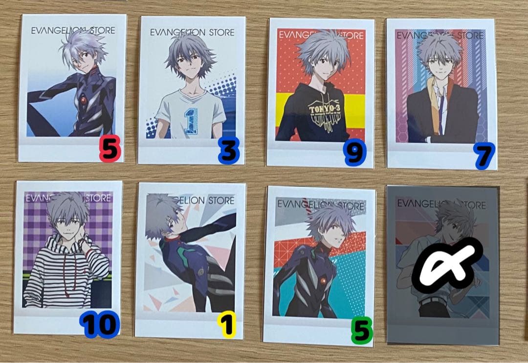 エヴァンゲリオン ぱしゃこれ カヲル シンジ 136枚セット