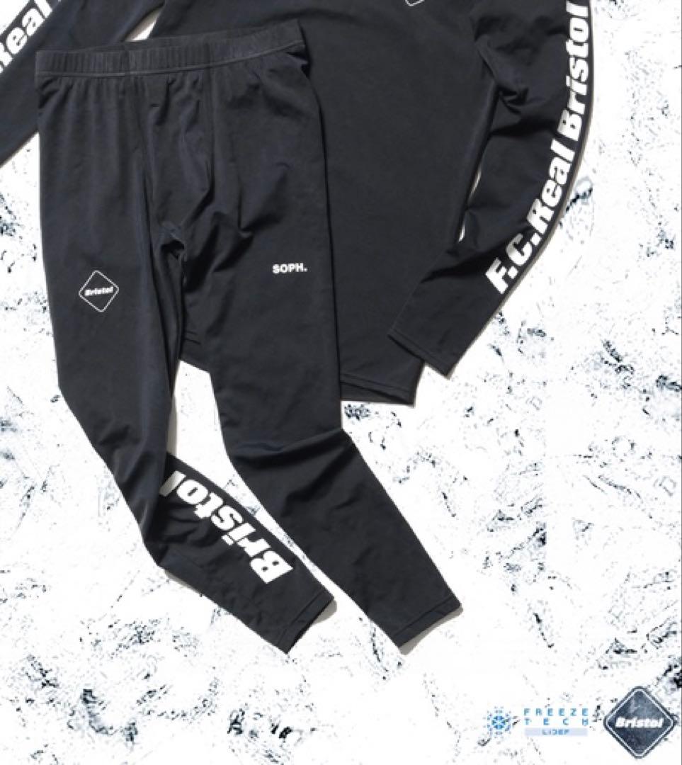 FCRB（ブリストル）× FREEZE TECH アンダーレイヤータイツ 黒 M
