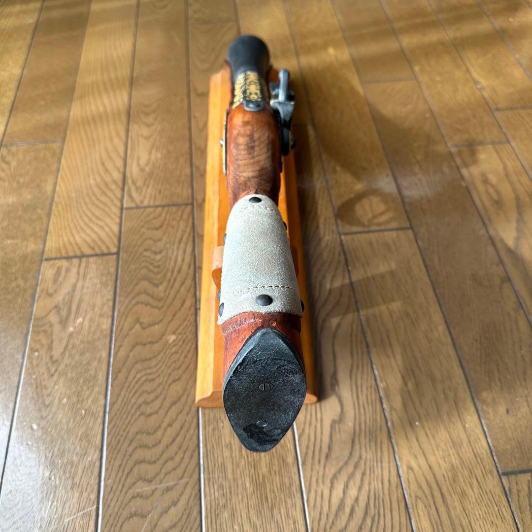 木製クラシックライフル置物