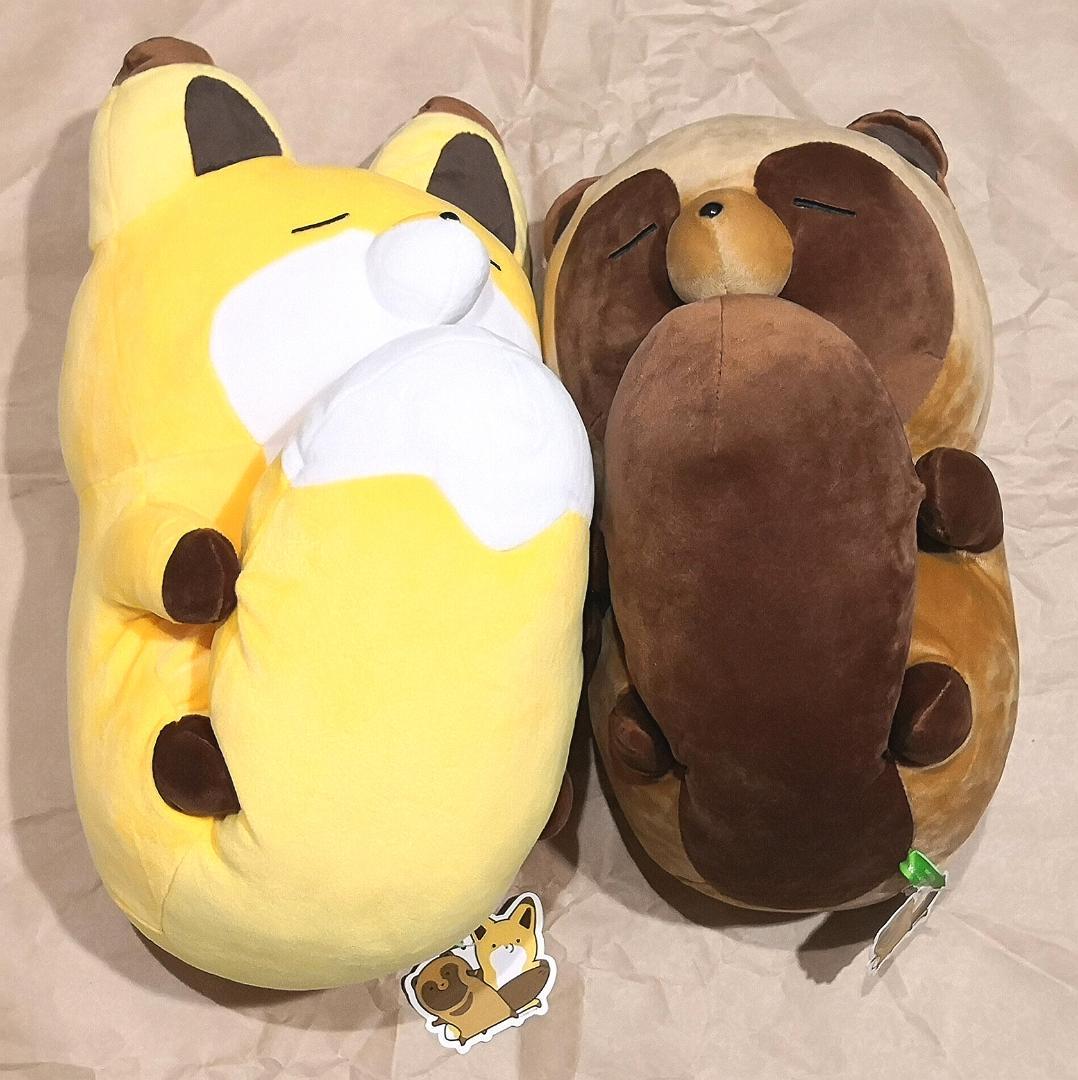 178 タヌキとキツネ もちっとぬいぐるみ ロフトネットストア限定