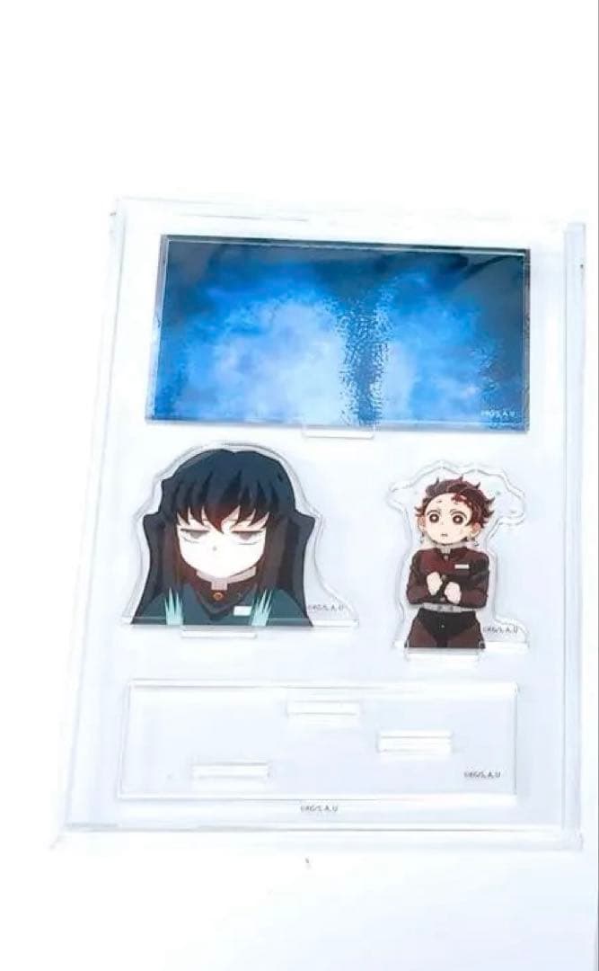 鬼滅の刃 みにジオラマアクリルスタンド 無一郎 炭治郎 缶バッジ