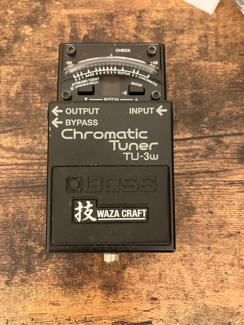 ギター TU-3w Chromatic Tuner, Buffer BOSS