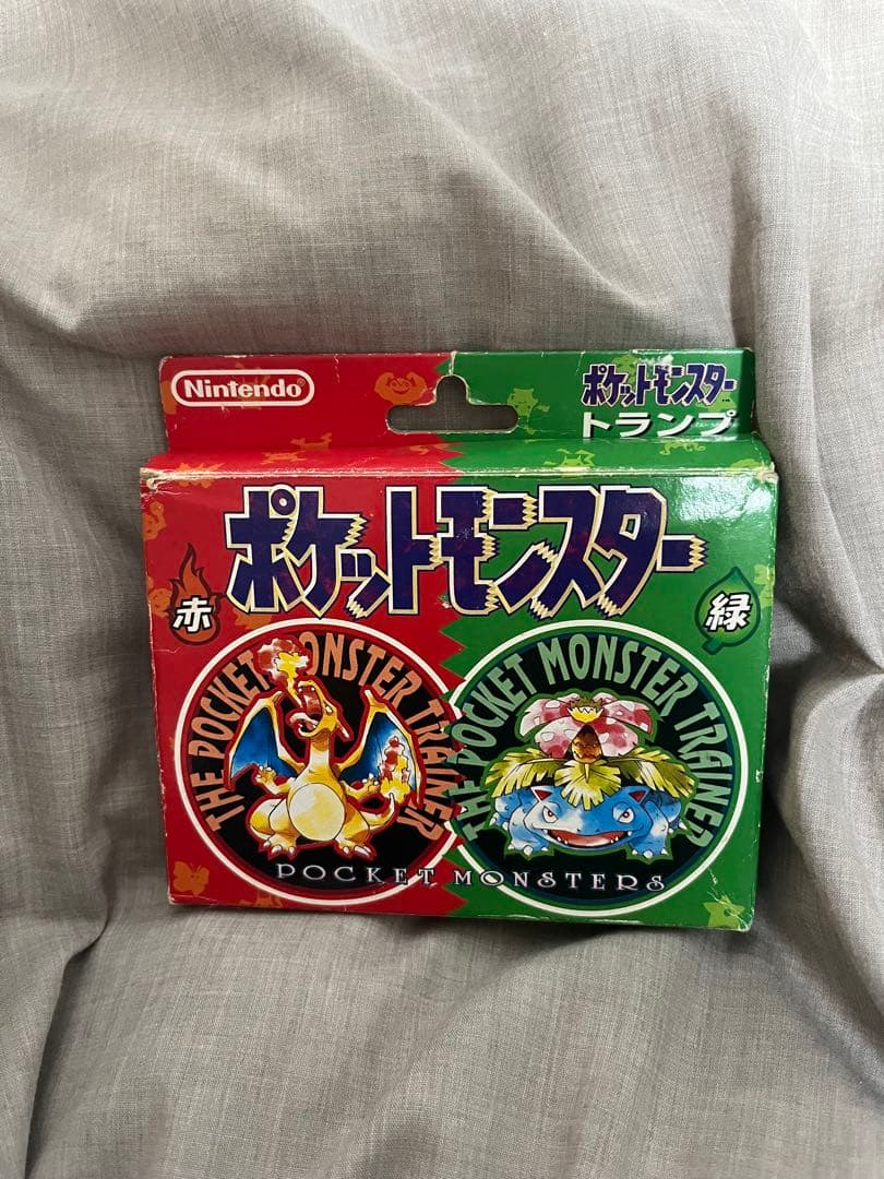 ポケットモンスター　トランプ 緑 赤 各54枚 計108枚　任天堂