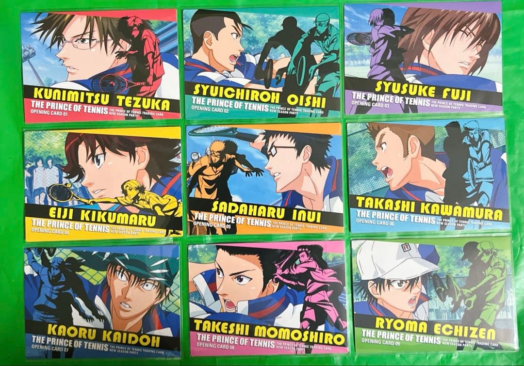 テニスの王子様　トレカ　New season 5 OP テニプリ 越前手塚不二