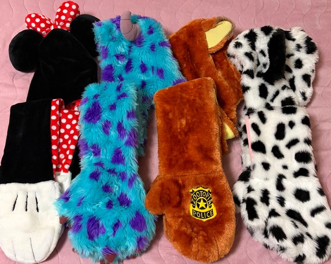 ディズニー マフラー キャップ ミニー サリー ニック 101匹わんちゃん