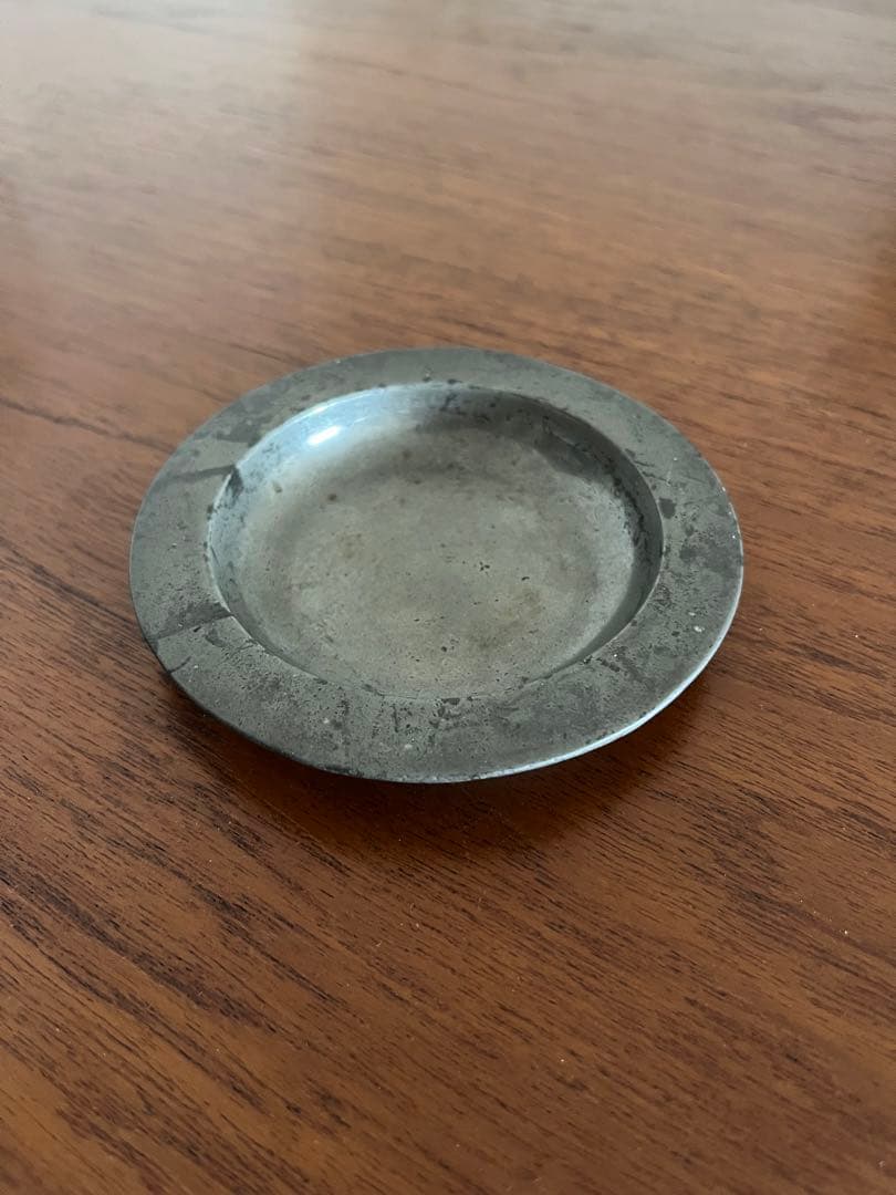 イギリス製 ピューターの小皿
