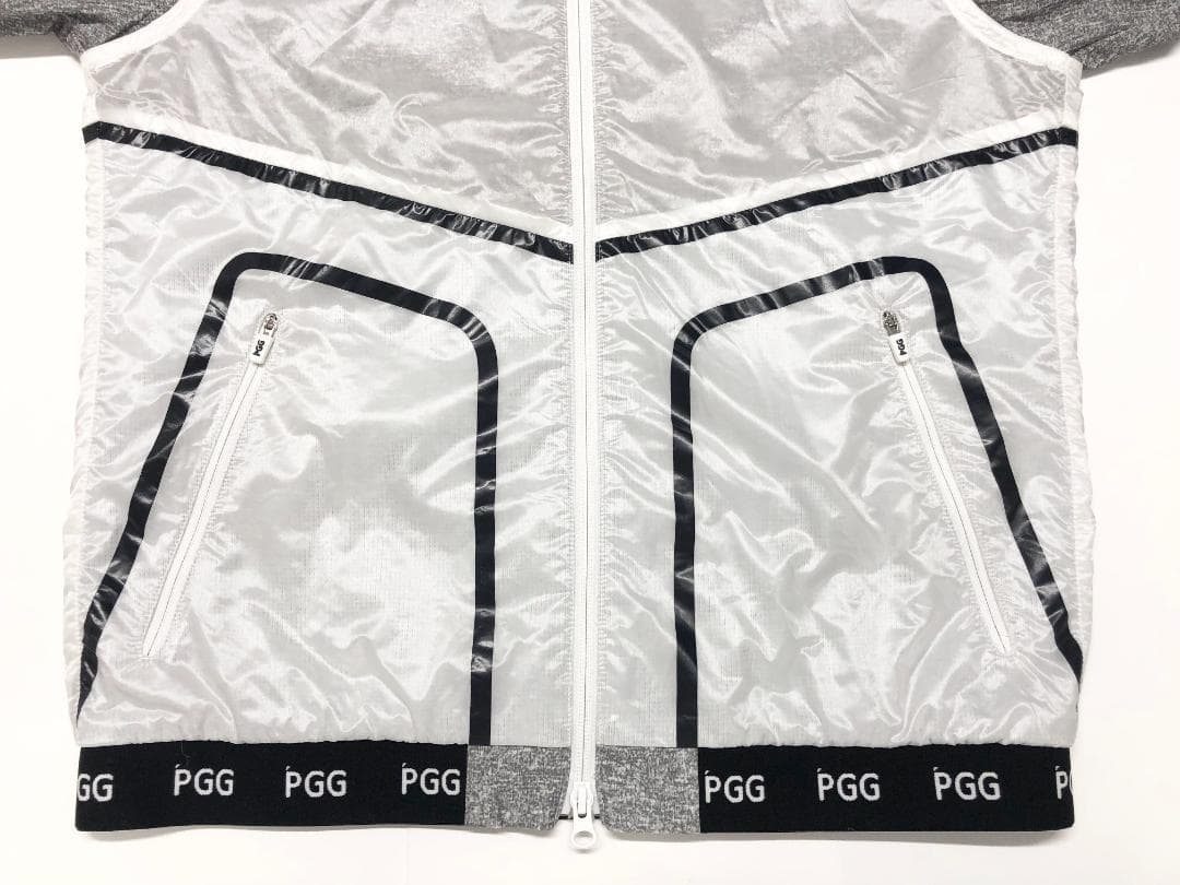 ○専用★新品 PGG パーリーゲイツ パーテックス セットアップ グレー L