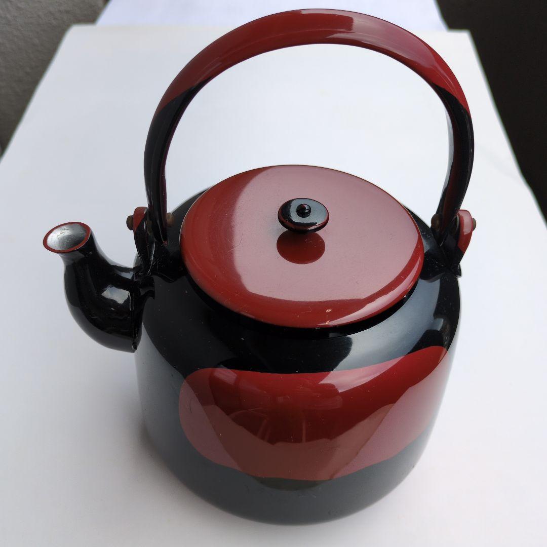 表千家用　水注やかん　腰黒