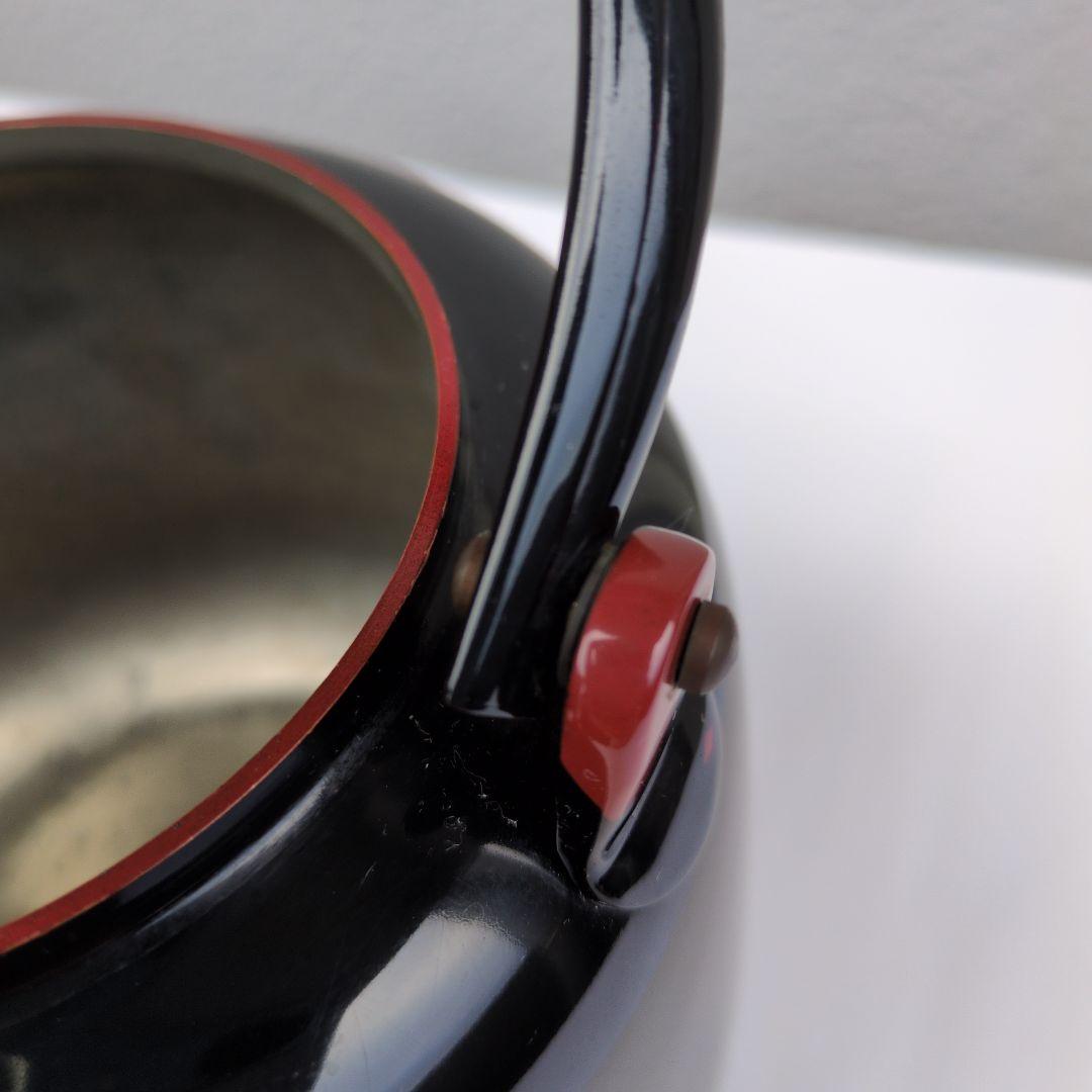 表千家用　水注やかん　腰黒