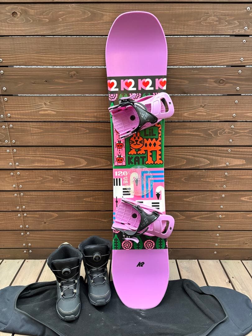 K2 Lil Kat 120 スノーボード ブーツセット